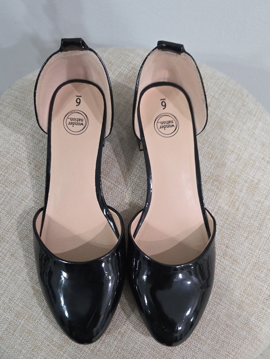 wonder nation Shoes - Wonder Nation Women's Black Patent D'Orsay Heels